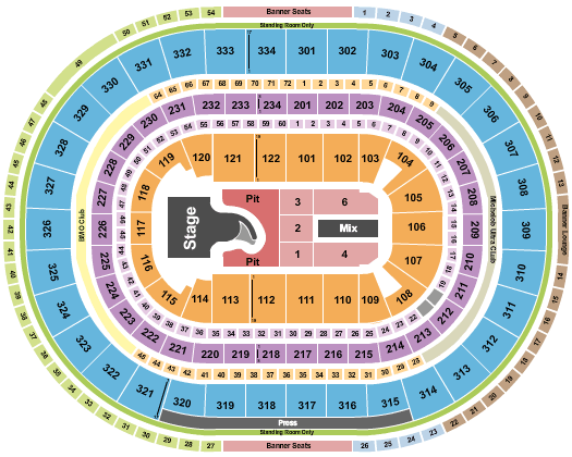 United Center Megan Moroney Seating Chart